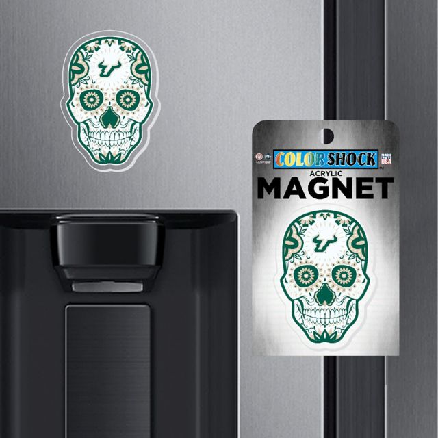 University of South Florida 7 Sugar Skull Magnet"