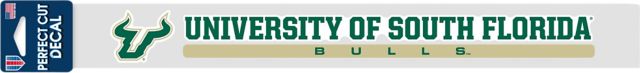 University of South Florida Bulls 2x17 Decal