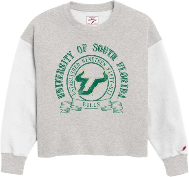 University of South Florida Bulls Women's Oversized Crewneck Sweatshirt