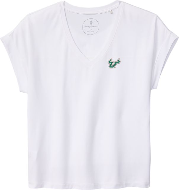 University of South Florida Bulls Women's Kauai V-Neck T-Shirt