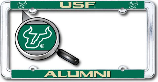 University of South Florida Alumni Thin Dome License Plate Frame