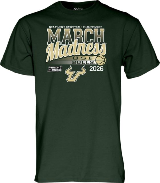 University of South Florida Men's Basketball 2026 March Madness Bound Short Sleeve T-Shirt