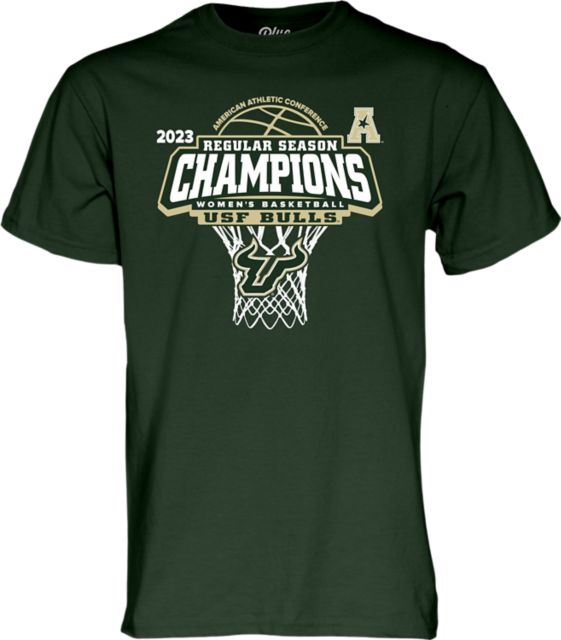 University of South Florida Women's Basketball 2023 AAC Regular Season Champions T-Shirt