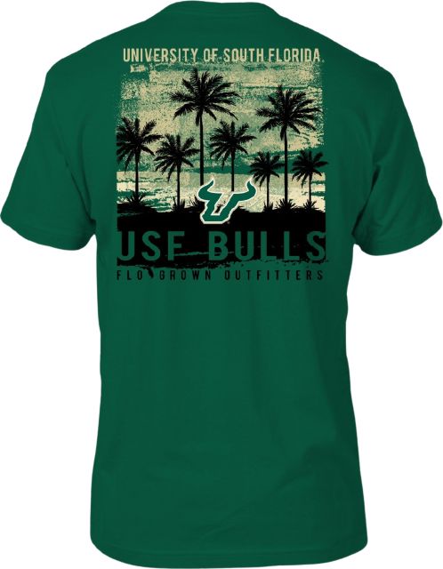 University of South Florida Best Coast Sunset Short Sleeve T-Shirt