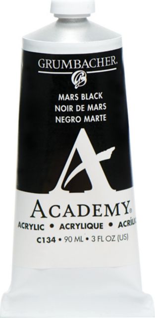 ACADEMY ACRYLIC 90ML MARS BLACK
