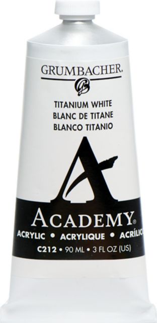 ACADEMY ACRYILC 90ML TITANIUM WHITE
