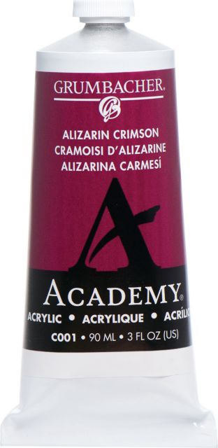 ACADEMY ACRYLIC 90ML ALIZARIN CRIMSOM