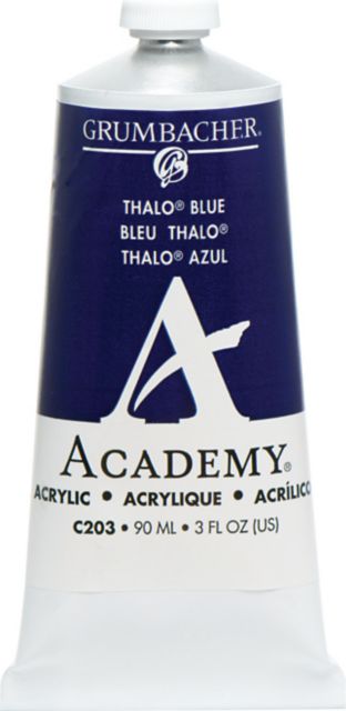 ACADEMY ACRYLIC 90ML THALO BLUE