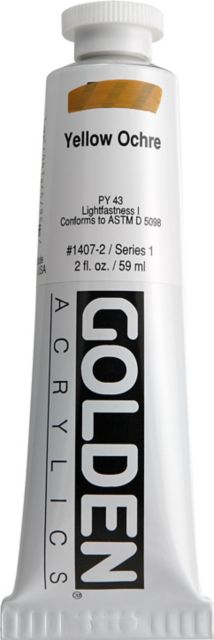 Heavy Body Acrylic Yellow Ochre 2 oz