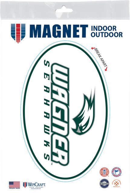 Wagner College Seahawks 3.5 x 5 Oval Magnet