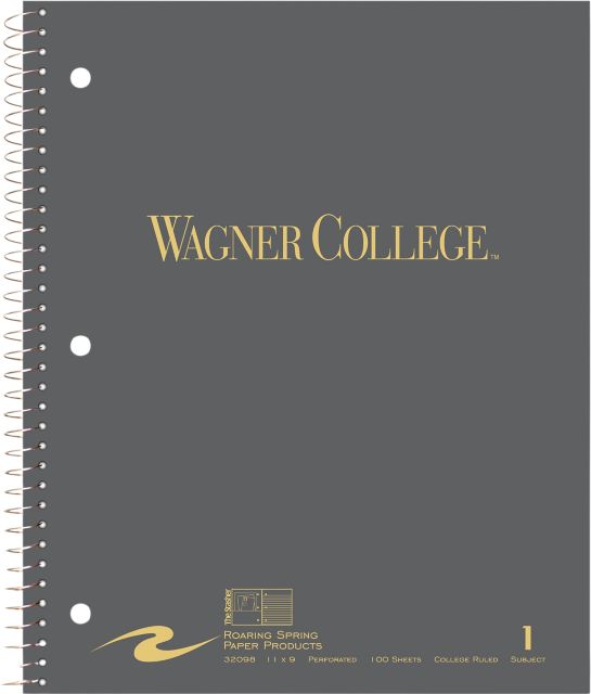Wagner College Notebook 100-Sheet