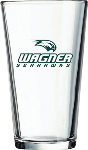 Wagner College Seahawks 16 oz. Glass