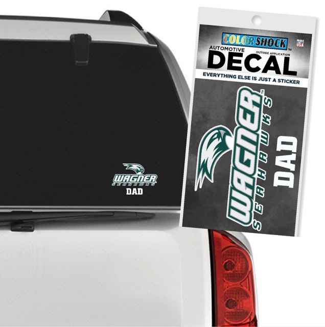 Wagner College Seahawks Dad Decal
