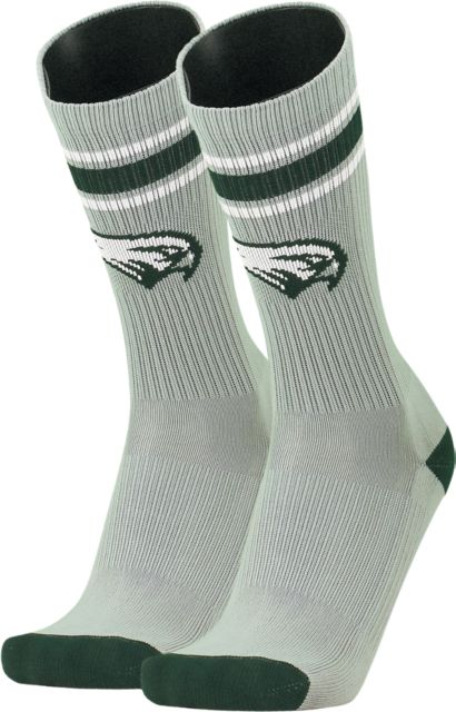 Wagner College Seahawks Crew Socks