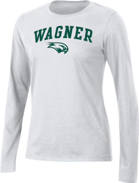 Men's Under Armour Green Wagner College Seahawks Performance Long Sleeve  T-Shirt