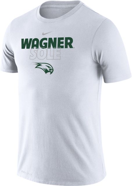 Men's Under Armour Green Wagner College Seahawks Performance Long Sleeve T- Shirt