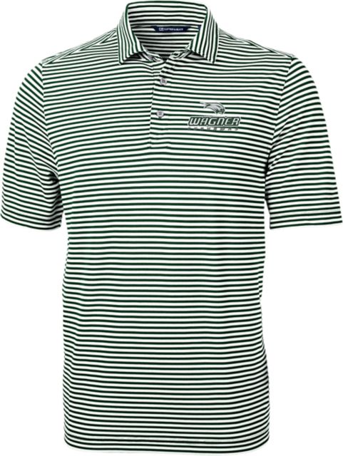 Wagner College Striped Eco Polo