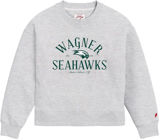 Wagner College Seahawks Women's Boxy Crewneck Sweatshirt