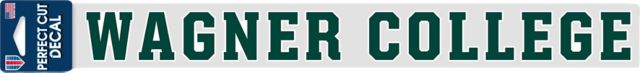 Wagner College  2'' x 17'' Perfect Cut Decal