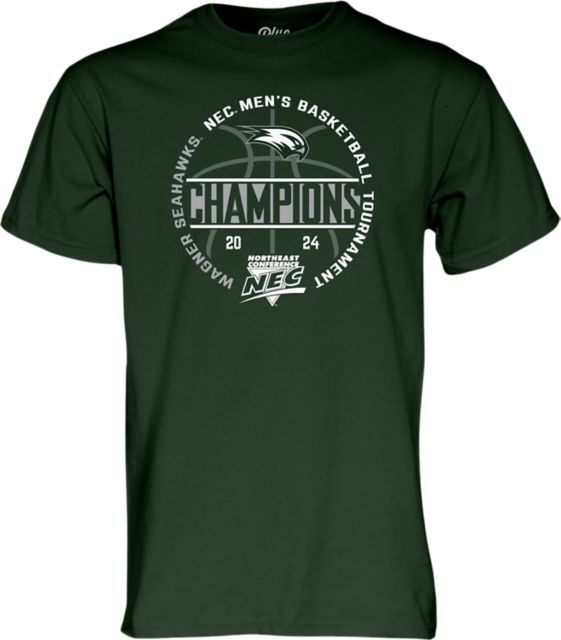 Wagner College Men's Basketball 2024 Northeast Tournament Champions T-Shirt
