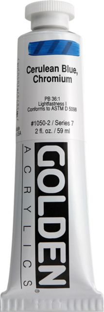 Heavy Body Acrylic Cerulean Blue Chromium 2 oz