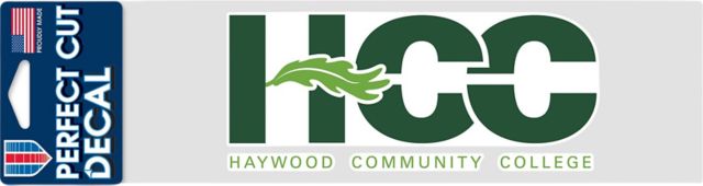 Haywood Community College 3'' x 10'' Perfect Cut Decal