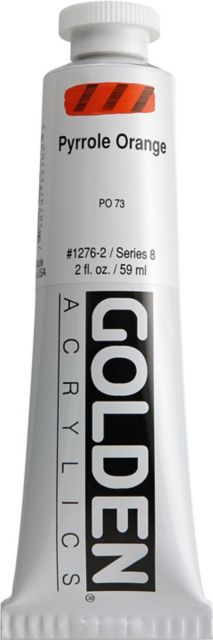 Heavy Body Acrylic Pyrrole Orange 2 oz