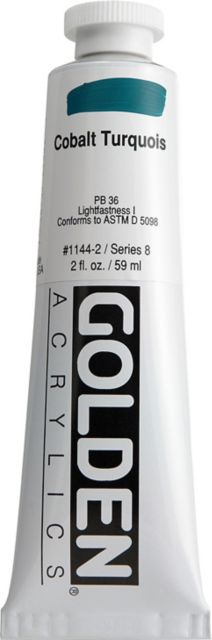 Heavy Body Acrylic Cobalt Turquoise 2 oz