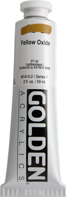Heavy Body Acrylic Yellow Oxide 2 oz