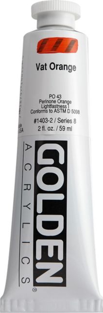 Heavy Body Acrylic Vat Orange 2 oz