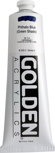 Heavy Body Acrylic Pthalo Blue/Green Shade 5 oz.