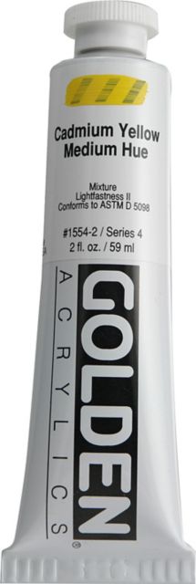 Heavy Body Acrylic Cadmium Yelllow Medium Hue 2 oz