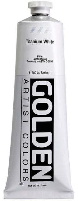 Heavy Body Acrylic Titanium White 5Oz