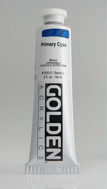 Heavy Body Acrylic Primary Cyan 2 oz