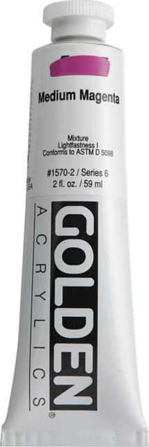 Heavy Body Acrylic Medium Magenta 2 oz