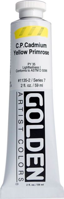 Heavy Body Acrylic Cadmium Yellow Primrose 2 oz