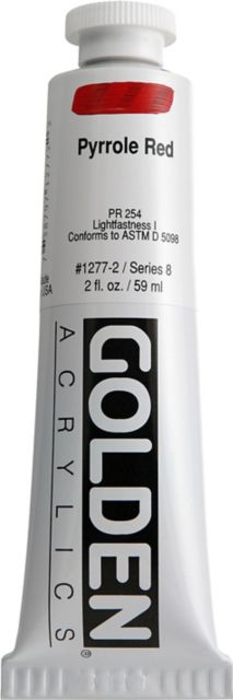 Heavy Body Acrylic Pyrrole Red 2 oz