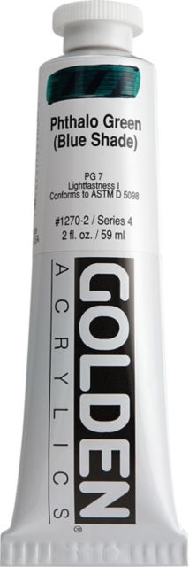 Heavy Body Acr Pthalo Green/Blue Shade 2 Oz Tube