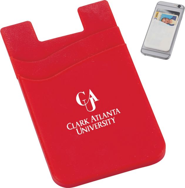 Clark Atlanta University Silicone Card Wallet