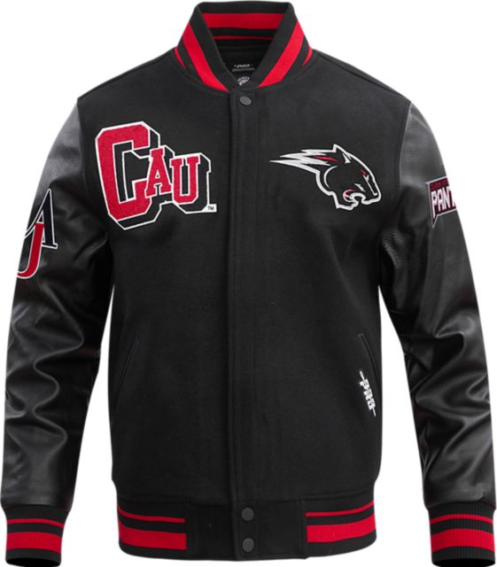Clark Atlanta University Panthers Rib Wool Varsity Jacket