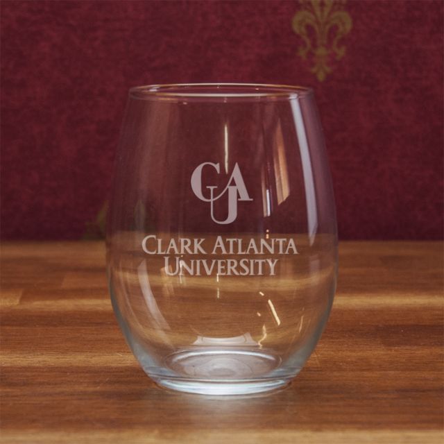Clark Atlanta University 21 oz. Stemless Wine Glass