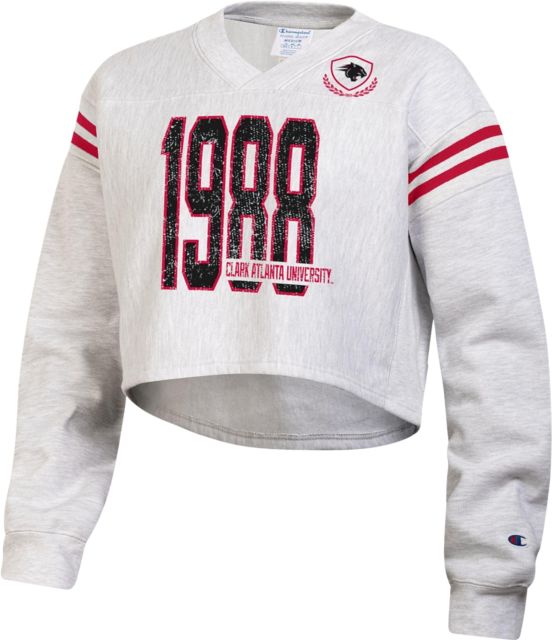 Clark Atlanta University Women's Crop Crewneck Sweatshirt