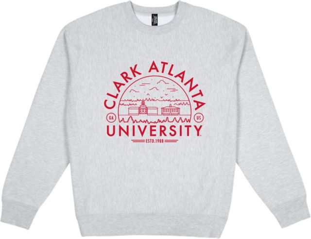 Clark Atlanta University Premium Heavyweight Pullover Fleece Crewneck - ONLINE ONLY