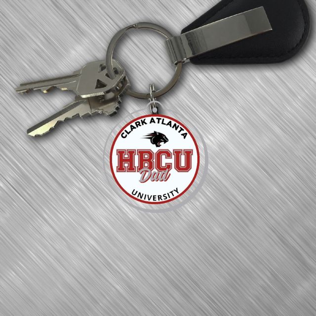 Clark Atlanta University HBCU Dad Keychain