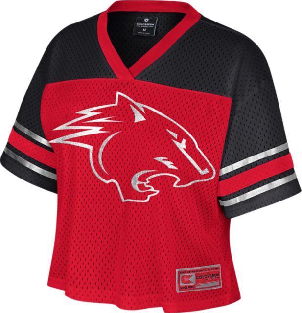Clark Atlanta University Panthers Women's Bling Football Jersey