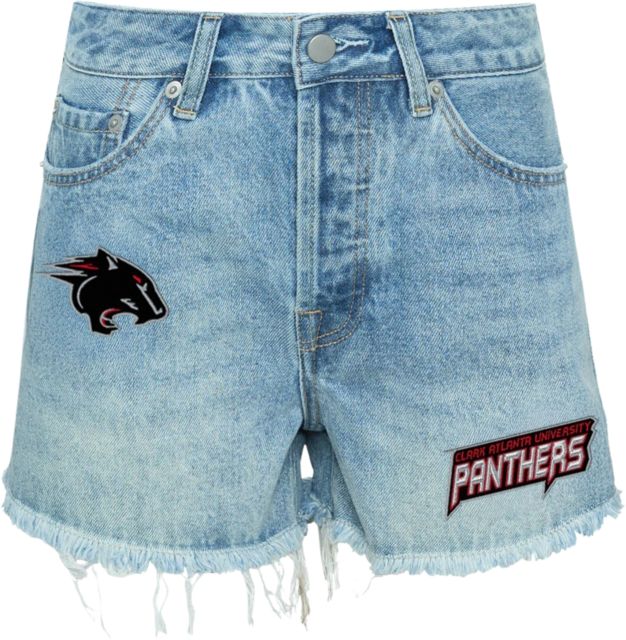 Clark Atlanta University Women's Denim Patch Shorts