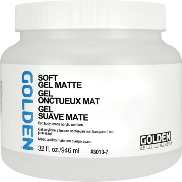 SOFT GEL ACRYLIC MEDIUM MATTE 32OZ
