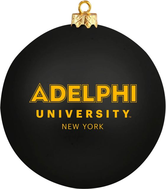 Adelphi University Shatterproof Round Ornament