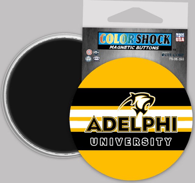 Adelphi University 3" Button Magnet