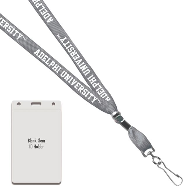 Adelphi University Card Dispenser Lanyard